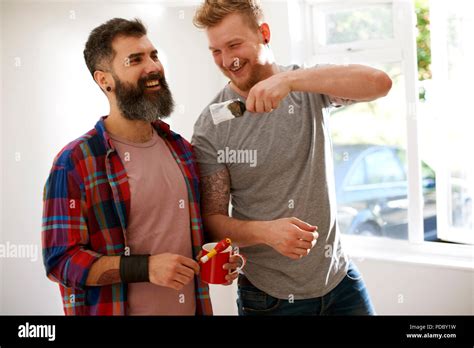 Happy Gay Couple Hi Res Stock Photography And Images Alamy