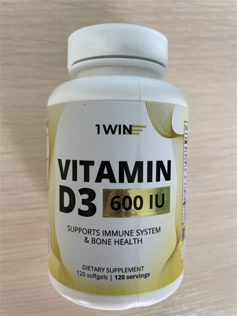 БАД 1WIN Vitamin D3 600 IU | отзывы