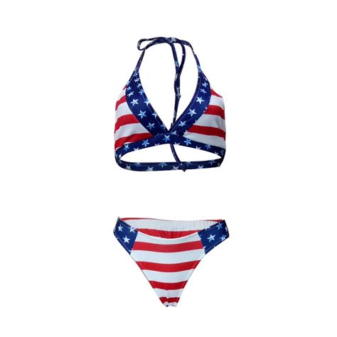 Promoci N Spanish Compras Online De Spanish Promocionales Americano Bandera Bikini Alibaba