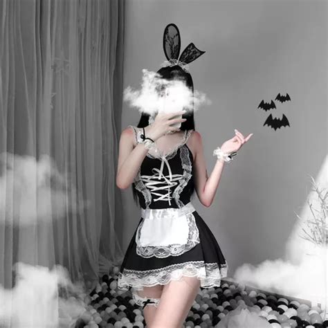 Trajes De Cosplay Lingerie Empregada Doméstica 3434 Parcelamento