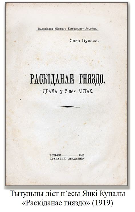 П’еса «Раскіданае гняздо»: Уводзіны