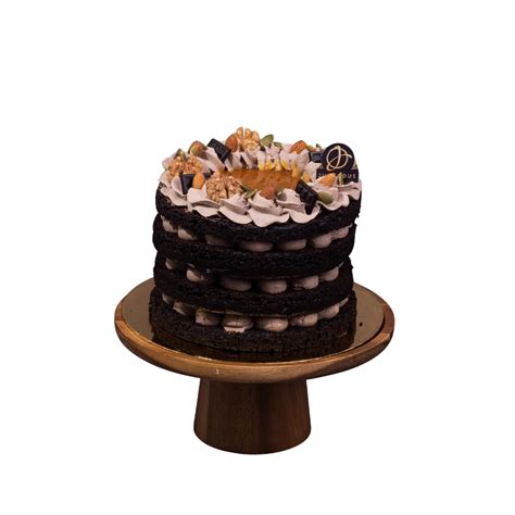 Salted Caramel Vegetarian Naked Cake 6 Inch Serve 10 20pax 50Gram