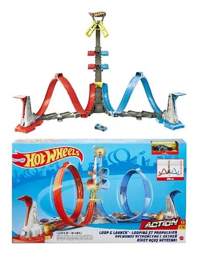 Pista Hot Wheels Desafio Da Altura Cm Looping Mattel Parcelamento Sem Juros
