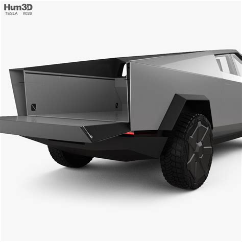 Tesla Cybertruck インテリアと 2022 3Dモデル - 乗り物 on Hum3D