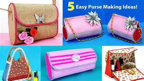 5 Easy Diy Purse Making Idea At Home Step By Step Diy Bag From Waste