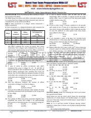 Memory Based Paper Of IBPS RRB PO Mains 2017 Quantitative Aptitude