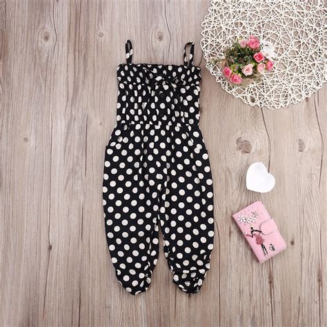 Детские комбинезоны в горошек для девочек комбинезон-шаровары для игр ...
