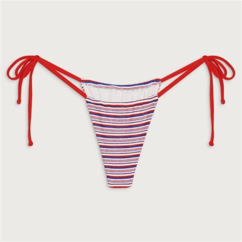 Frankies Bikinis Swim Frankies Bikinis Tia Terry Skimpy Bikini Bottom Poshmark