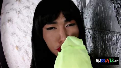 Ts Babe Dildos Her Tight Asshole And Jacksoff