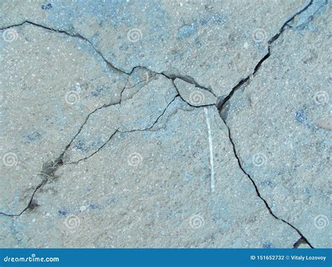 Cracks On The Plastered Wall Of The House Stock Photo Image Of