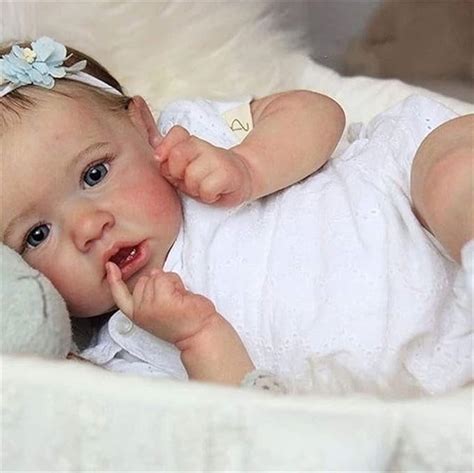 ZTDOLL Realistic Reborn Baby Dolls, 18 Inch Lifelike Soft Vinyl Baby