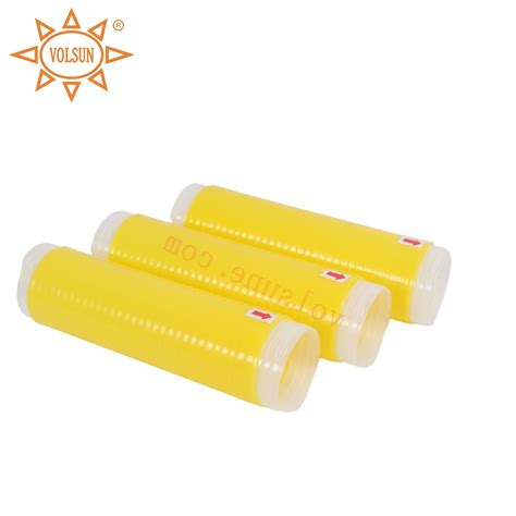 Yellow Colour Silicone Rubber Cold Shrink Tube For Cable Connector