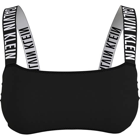 Calvin Klein Bandeau Intense Power Bikini Top Black Dressinn