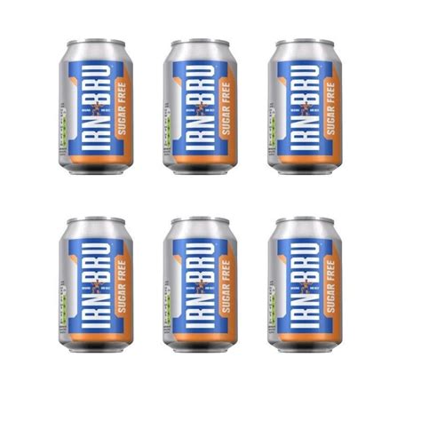 Газированный напиток IRN-BRU Sugar Free (6 шт. х 330 мл) - купить с ...