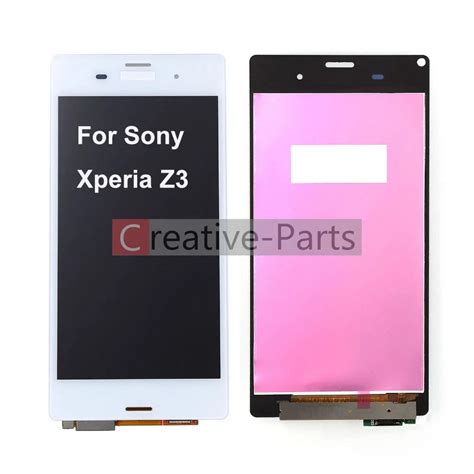 Original Lcd For Sony Xperia Z L T D White Color With Touch Glass