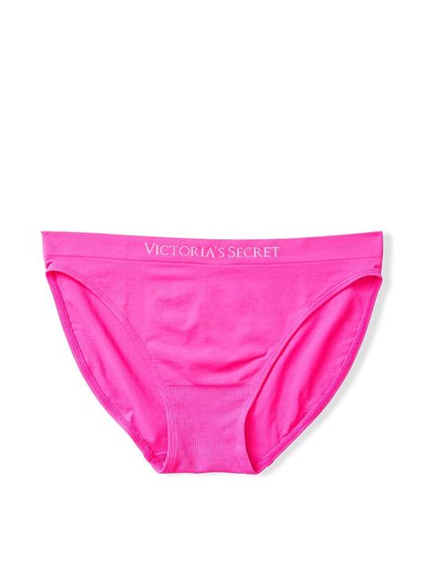 Victoria s Secret Bare Seamless Logo Bikini Külot Flor Pembe VS26373896 Victoria s Secret VSL