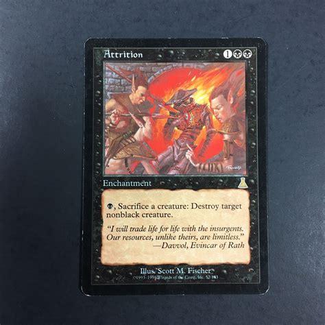 Mtg Attrition Urza S Destiny Regular Rare For Sale Online Ebay