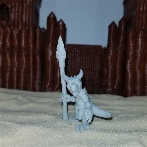 Kobold Spearman Pose 3 Rpg Miniatur Sculpted Von Goonmaster Games Skala