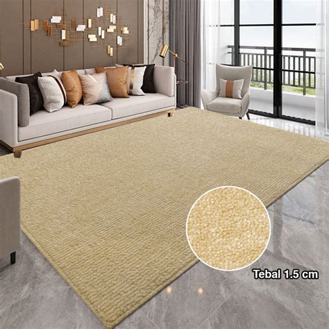 Jual Classic Carpets Ningrat Series Karpet Bulu Polos Premium Tebal