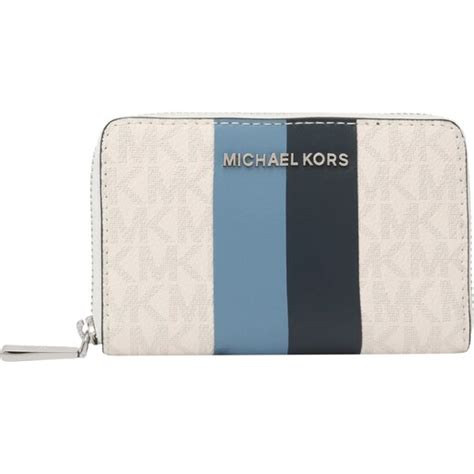 MICHAEL Michael Kors Портмоне нейви синьо / опушено синьо / таупе сиво ...
