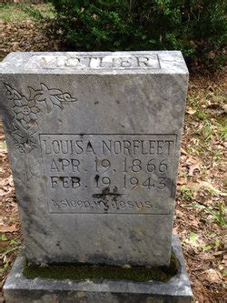 Louisa Coleman Norfleet M Morial Find A Grave