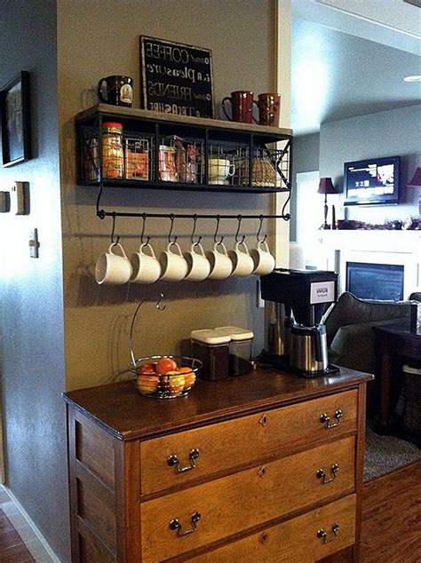 Как обустроить кофейный уголок у себя в доме: 46 идей для любителей ...
