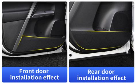 Amazon LUNQIN Car Door Anti Kick Pad For Toyota RAV4 2013 2014