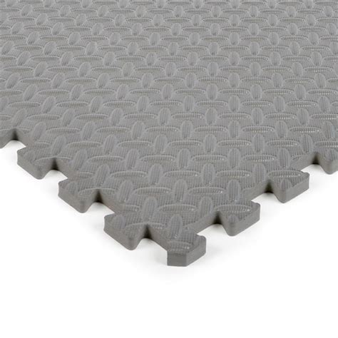 EVA SCHAUM Puzzlematten Hellgrau 600x600x12mm Set 4 St