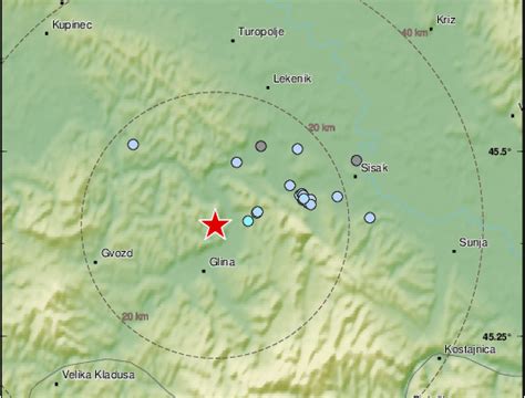 Dva Slabija Potresa Jedan Kod Rijeke Jedan Kod Petrinje N1