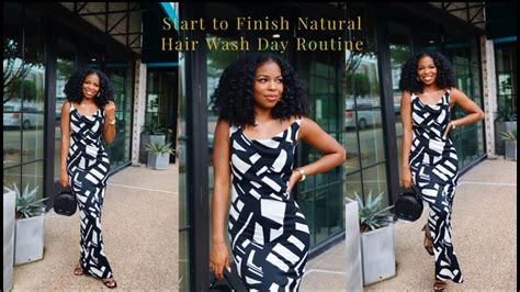 Full Wash Day Routine For Healthy Natural Hair YouTube