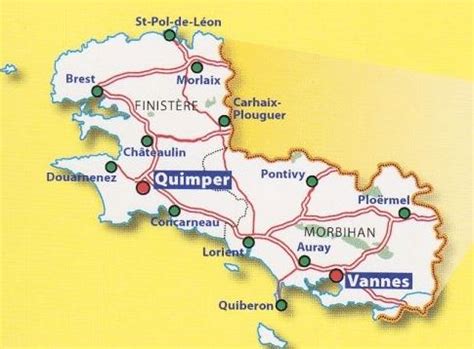 carte routiere  touristique bretagne michelin cartovia
