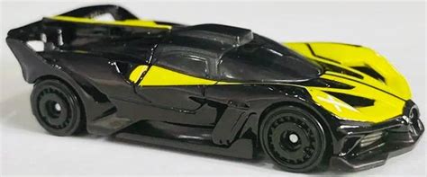 Hot Wheels Bugatti Bolide Black Yellow Etsy