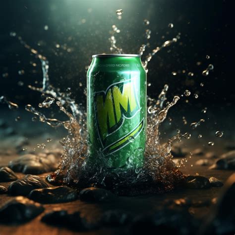 Premium AI Image | Product shots of Mountain Dew Voltage high quali