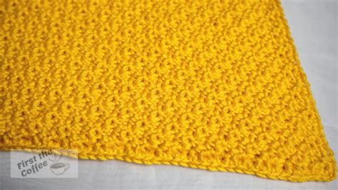 Easy C2C Lemon Peel Crochet Stitch Baby Blanket Free Pattern First