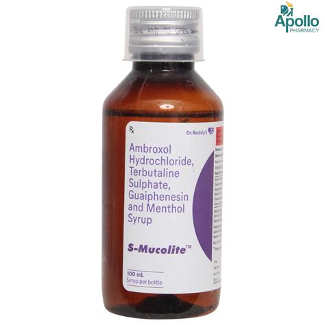 S-Mucolite Syrup | Uses, Side Effects, Price | Apollo Pharmacy