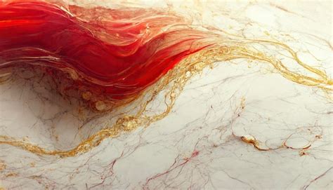 Premium AI Image | Abstract marble red and gold texture wallpaper