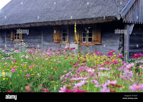 Museum Of Folk Building In Olsztynek Poland Stock Photo Alamy