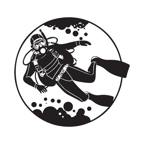 scuba diving logo scuba diving logo template retro scuba diving logo