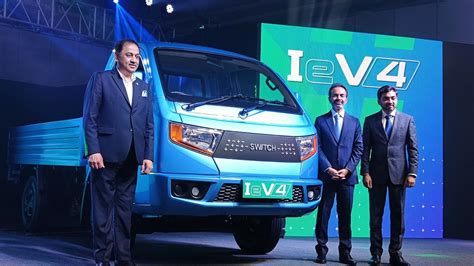 Ashok Leylands Ev Arm Switch Mobility Unveils Electric Small Trucks In