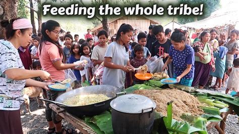 Feeding The Whole Tribe Community In Mayba Katutubong Mangyan Alangan