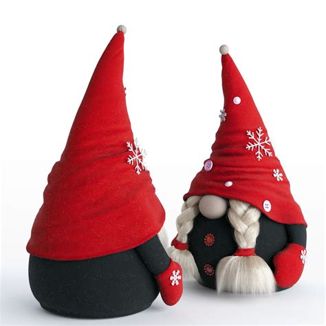 3D Christmas Gnomes - TurboSquid 2011020