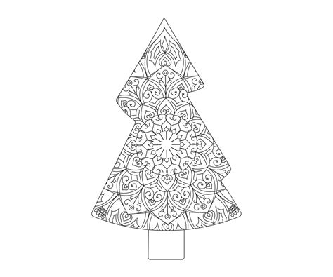 Free Christmas Tree Vector 13789523 Vector Art at Vecteezy