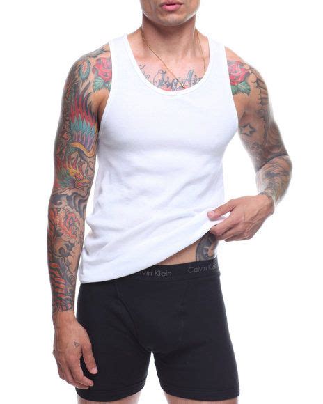 Find 3 Pack Cotton Classic Tanks Mens Shirts From Calvin Klein And More