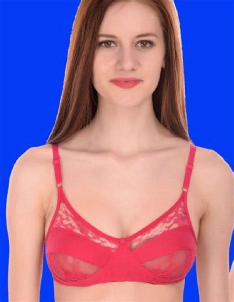 Brazy Cotton Plain Net Bra Size 28 30 32 34 36 38 40 At Rs 80