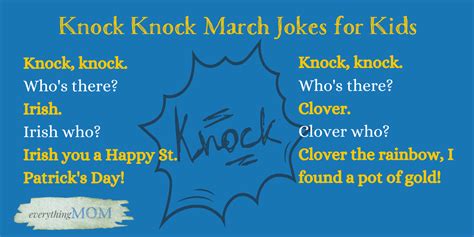 106 March Jokes for Kids to Welcome the Season with Laughter ...