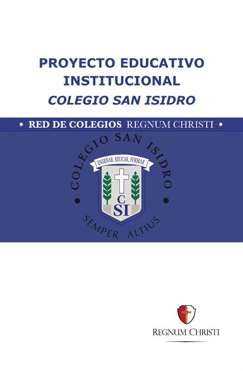 Pdf Proyecto Educativo Institucional I Introducci N El