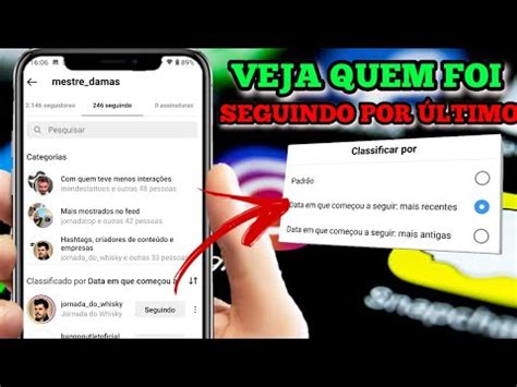 Como Ver Quem A Pessoa Segui Por Ltimo No Instagram Youtube