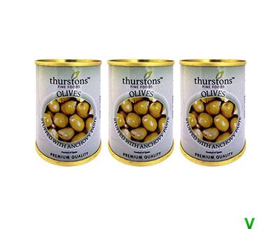 Kensington Brunei Thurstons Olives With Anchovy Paste Multipack G