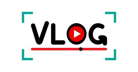 vlog logo flat style vector illustration  vlog  vector art