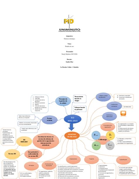 Mapa Mental Iso 9001 Pdf Planificación Business